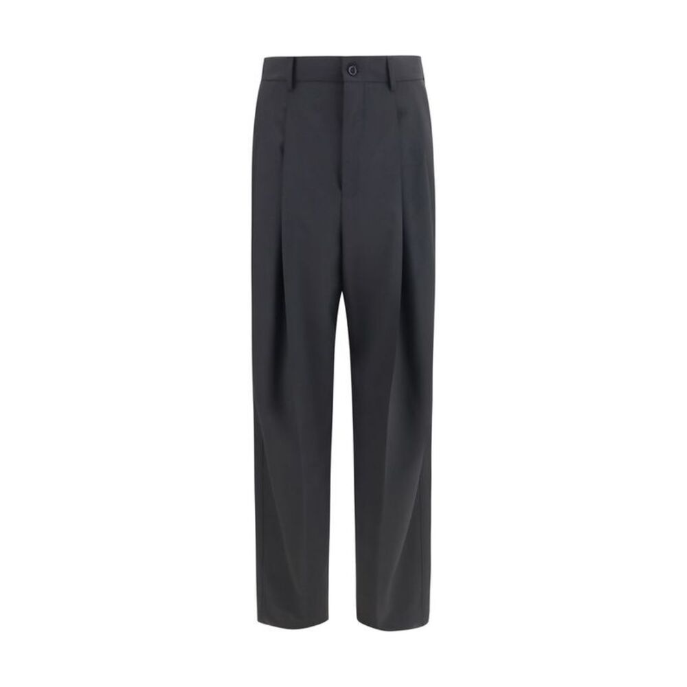Dolce & Gabbana Black Wool Oves Aries Dress Men's Pants